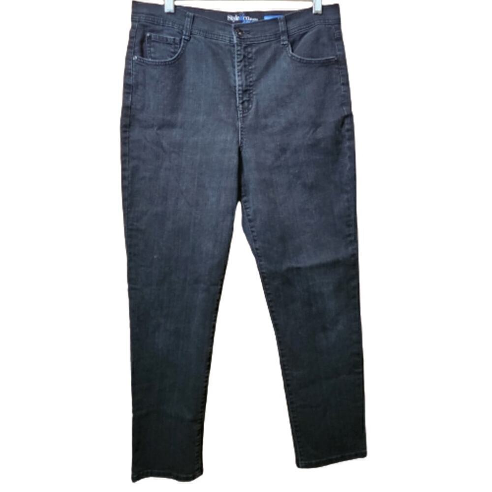 Style & Co Womens Jeans 14p Black